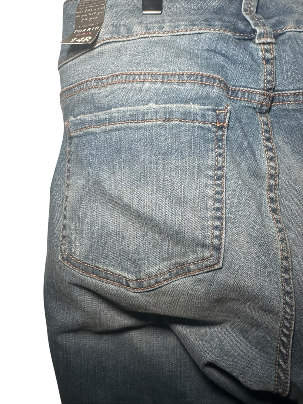 NWT TORRID SIZE 14R WOMENS PREMIUM JEGGING LIGHT WASH DISTRESSED SKINNY JEANS - Picture 11 of 14